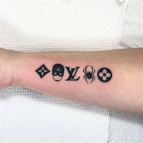 louis vuitton tattoo small|Louis Vuitton gang tattoo.